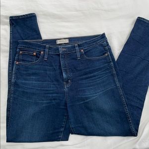 Madewell 10” high rise skinny